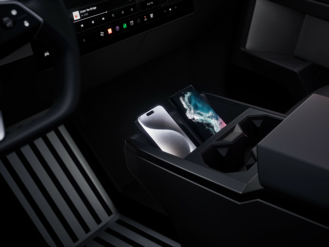 Tesla Cybertruck — справочные фотографии комплектации, Интерьер 2