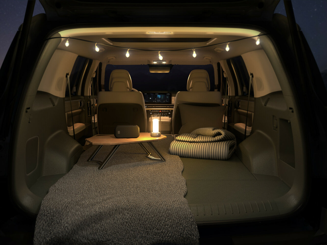 Hyundai Santa Fe — справочные фотографии комплектации, Багажник