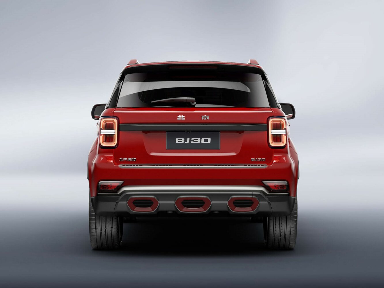 BAIC BJ30 — справочные фотографии комплектации, Сзади