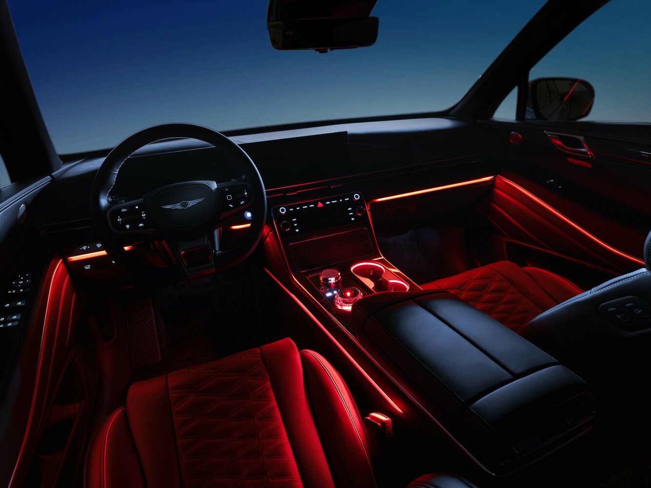 Genesis GV80 Coupe — справочные фотографии комплектации, Интерьер 2