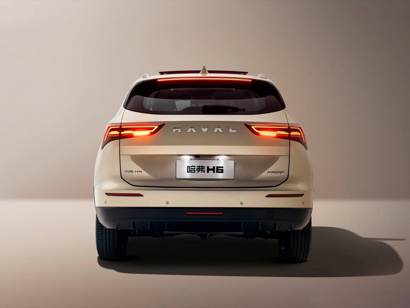 Haval H6 — справочные фотографии комплектации, Сзади