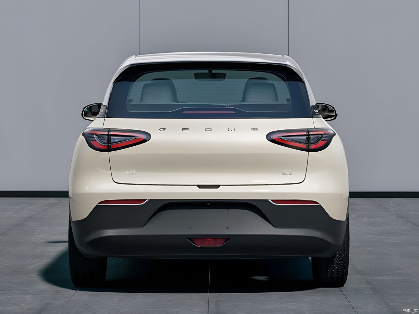 Geely Geome Xingyuan — справочные фотографии комплектации, Сзади