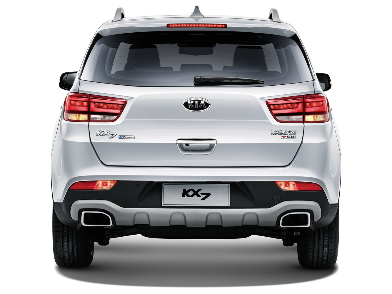 Kia KX7 — справочные фотографии комплектации, Сзади