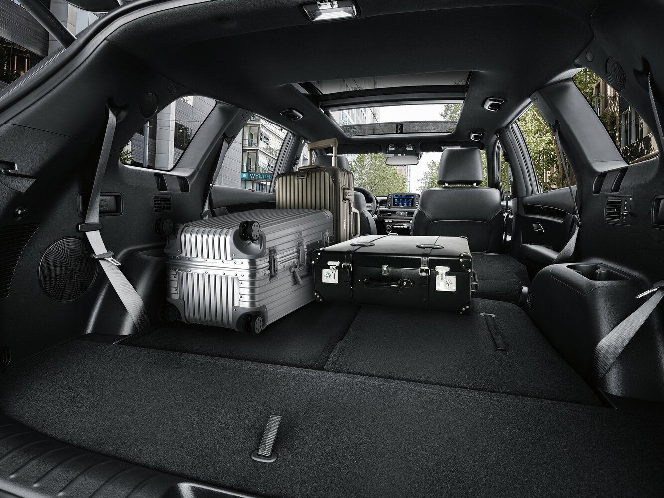 Kia KX7 — справочные фотографии комплектации, Багажник