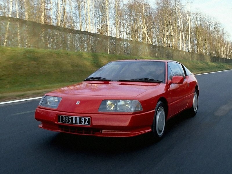 Alpine GTA (1985–1990) · V6 GT 2.9 MT (160 л.с.)