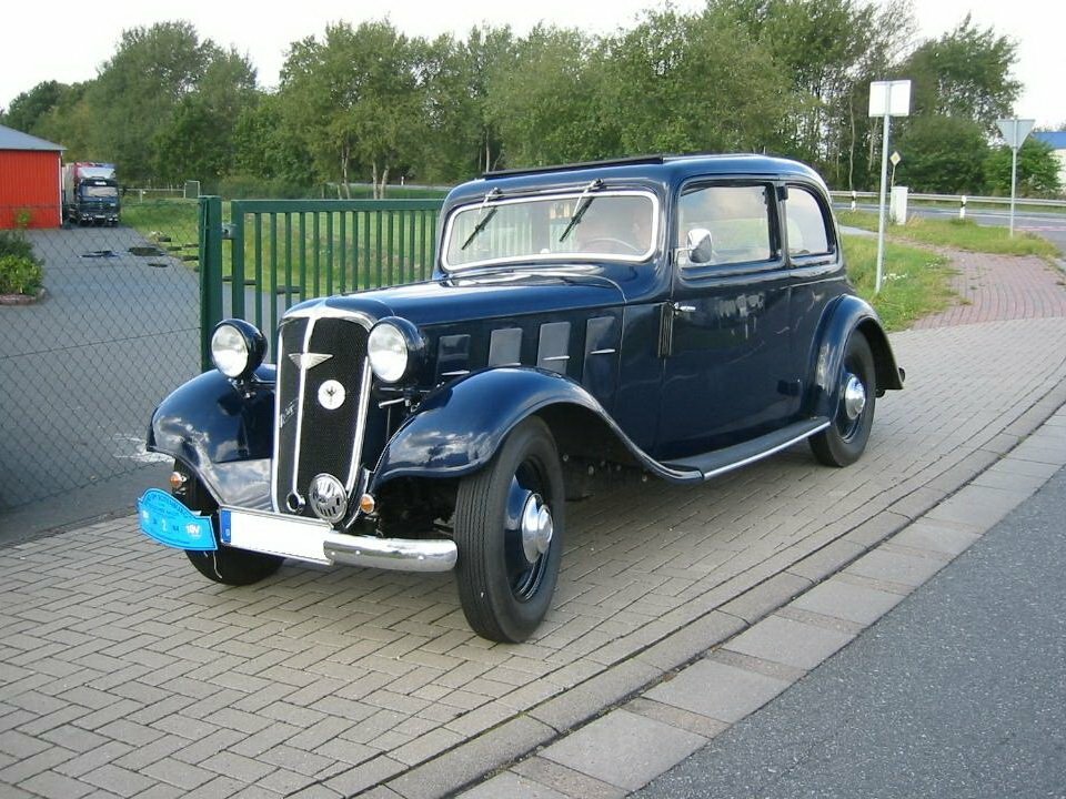 Hanomag Rekord I (1934–1940) · 1.9d MT (35 л.с.)