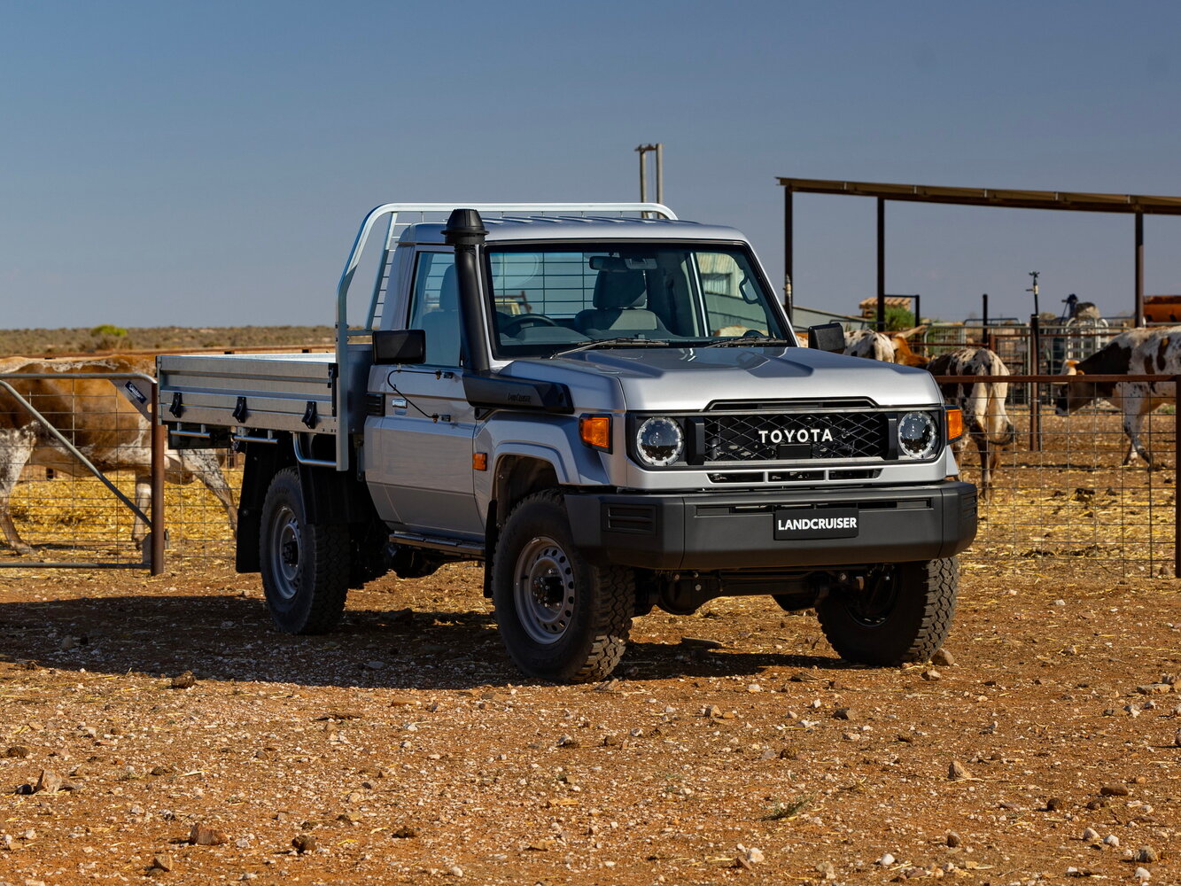 Toyota Land Cruiser 70 Series Рестайлинг 2 (2023–2026) · 79 4.5d MT (205 л.с.) 4WD