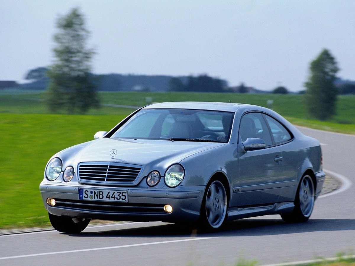 Mercedes-Benz CLK-Класс AMG I (W208) Рестайлинг (2000–2003) · 55 AMG 5.4 AT (347 л.с.)